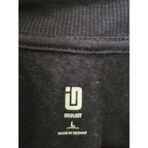 NWT Ideology Women's Fleece Dress Black L - Picture 3 of 6